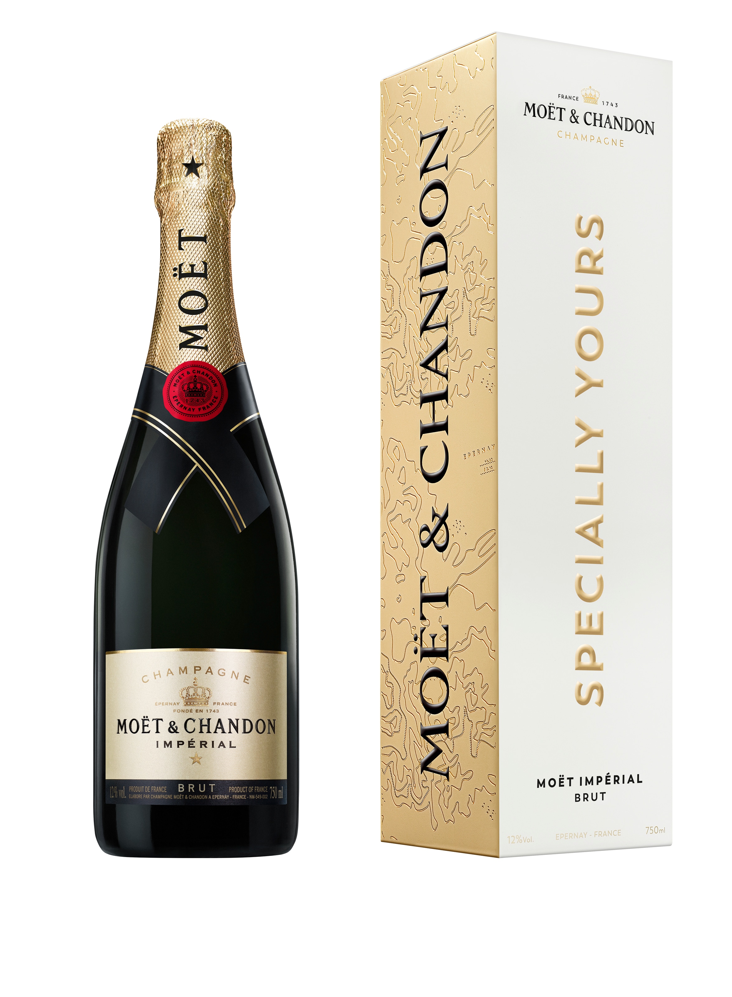 Moet & Chandon Rose Imperial Mini 200 ml Pack 2 + Flute