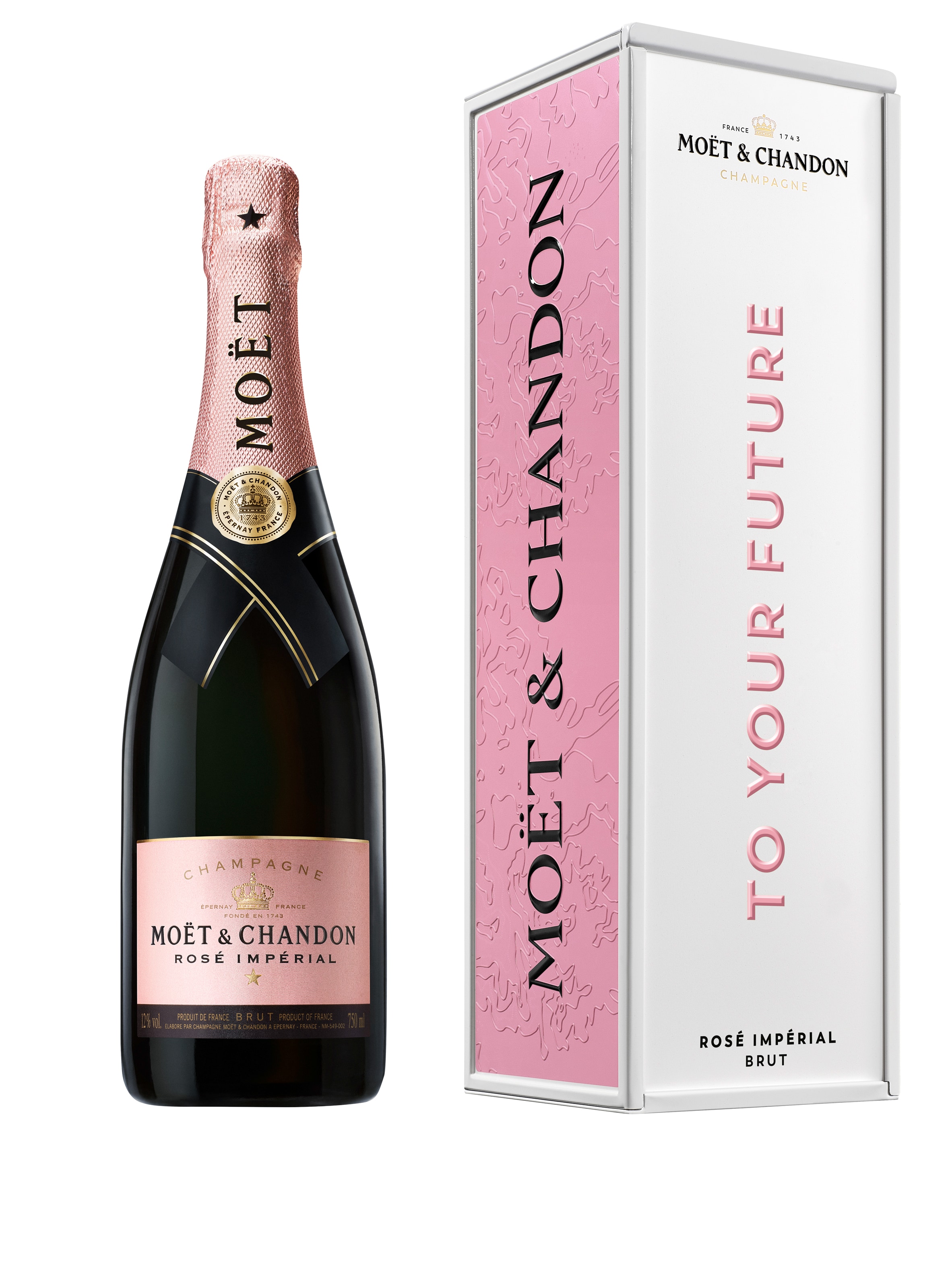 Moët & Chandon - LVMH  Moet chandon, Champagne, Rosé wine bottle