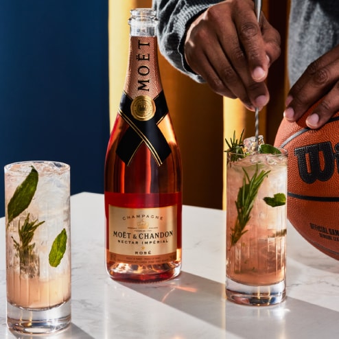 Moët & Chandon Nectar Impérial Rosé 'Official Champagne of NBA