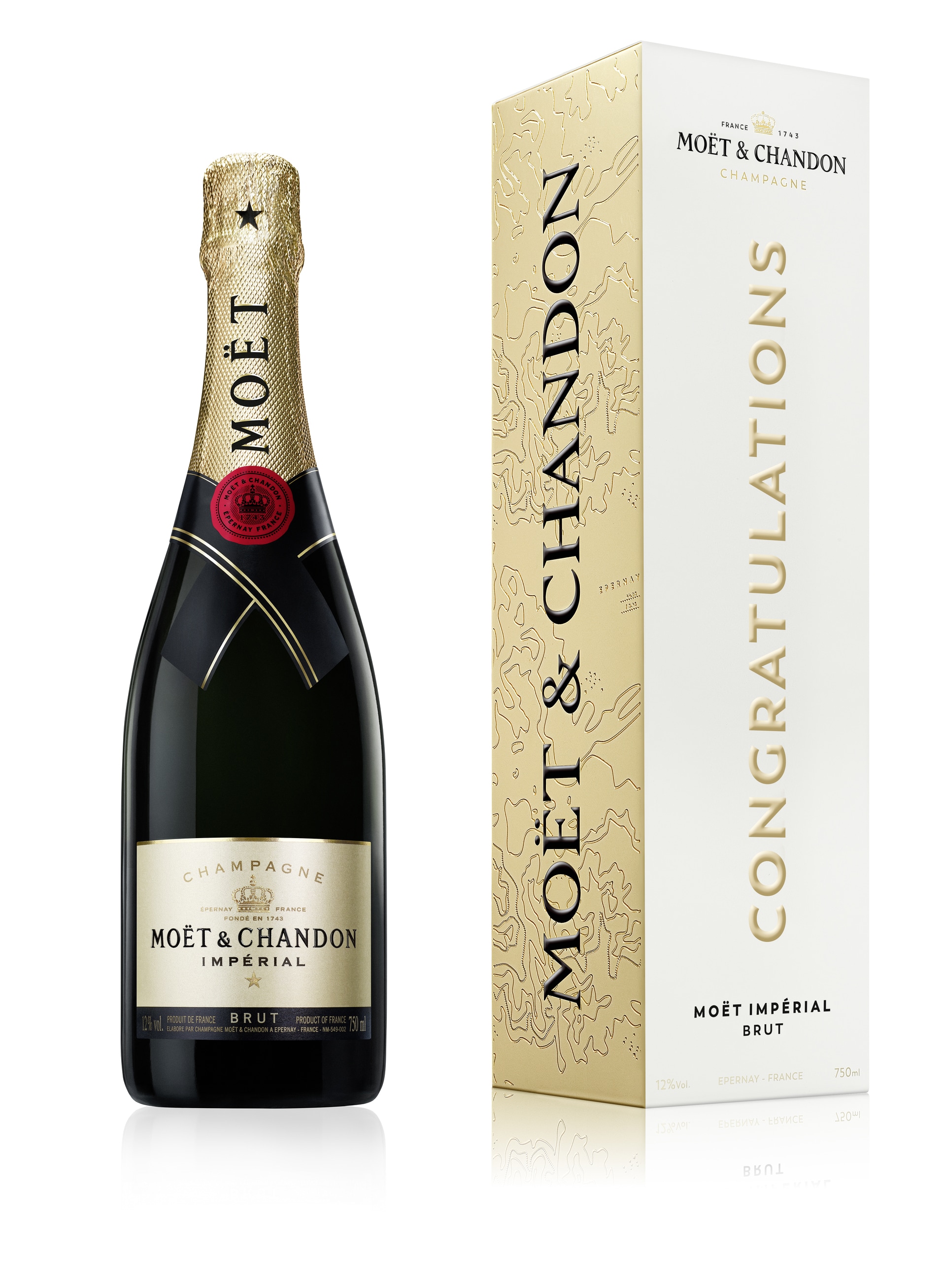 Moet & Chandon Rose Imperial Mini 200 ml Pack 2 + Flute