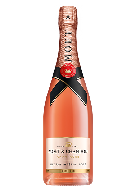 Lot De 6 Flûtes à Champagne Moët & Chandon Ice Imperial - Verre Véritable Doré, 450 Ml
