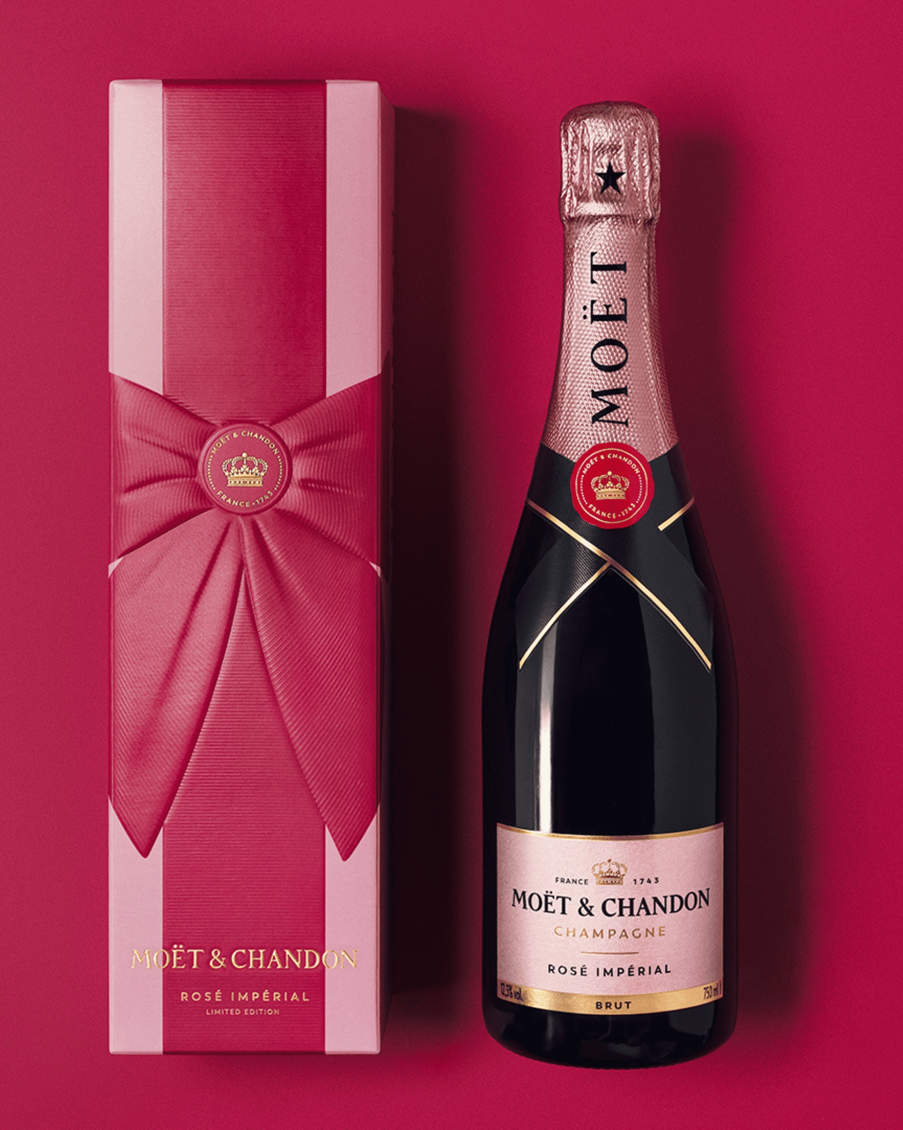CARD - BRUT IMPERIAL ROSE GIFTBOX